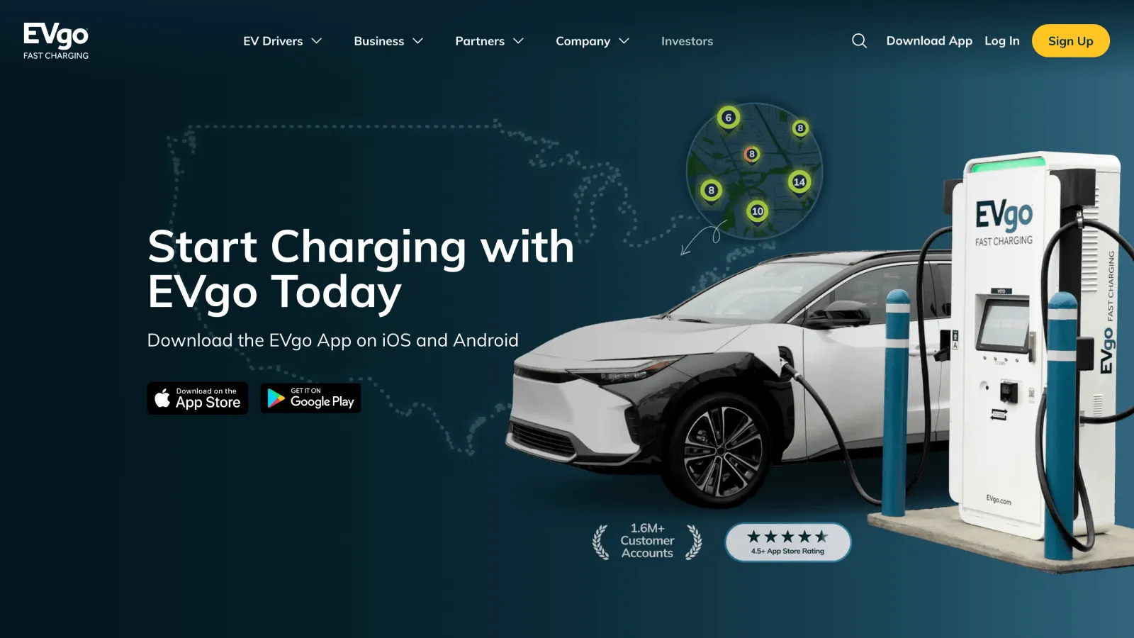 EVgo.com Redesign — EVgo, 2022
